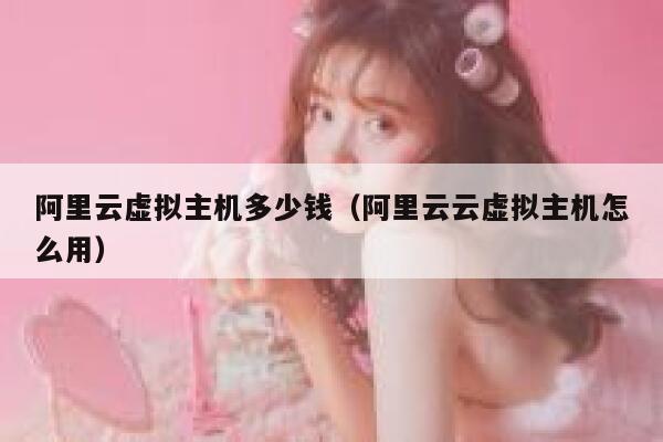 阿里云虚拟主机多少钱（阿里云云虚拟主机怎么用）